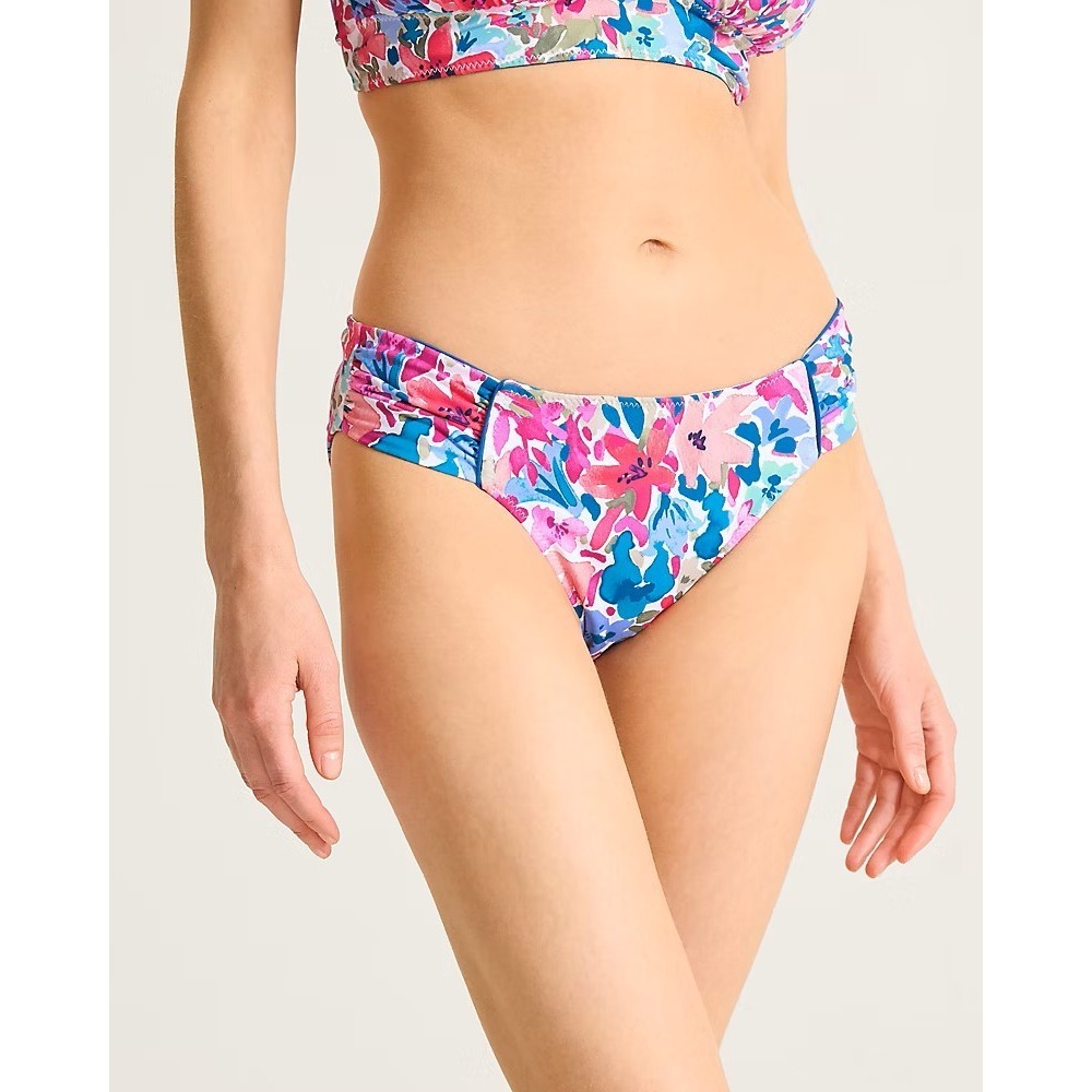 Tommy Bahama Watercolor Floral Reversible Hipster Bikini Bottoms Dusty Lupine XL
